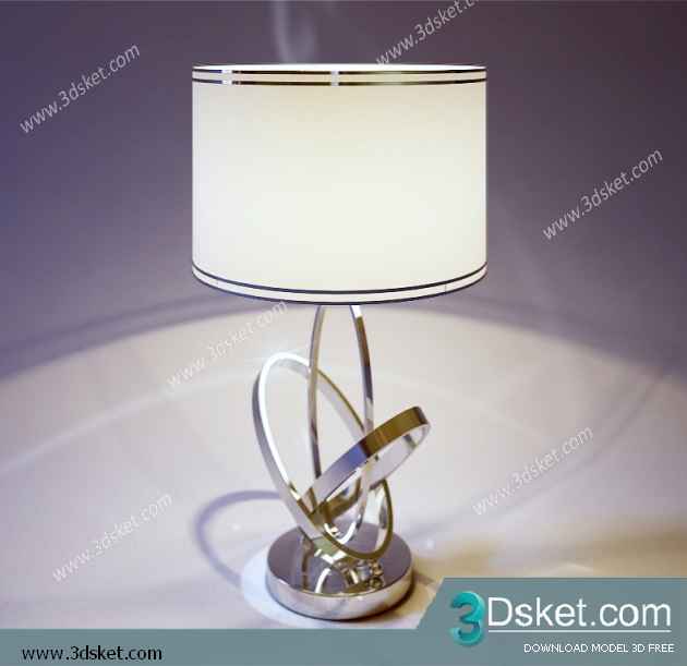 Free Download Table Lamp 3D Model 0139
