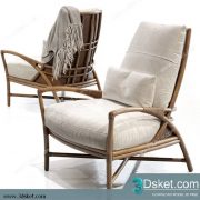3D Model Arm Chair Free Download 424