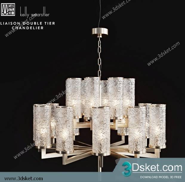 Free Download Ceiling Light 3D Model 0451
