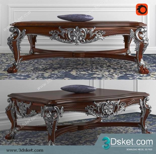3D Model Table Free Download 0219