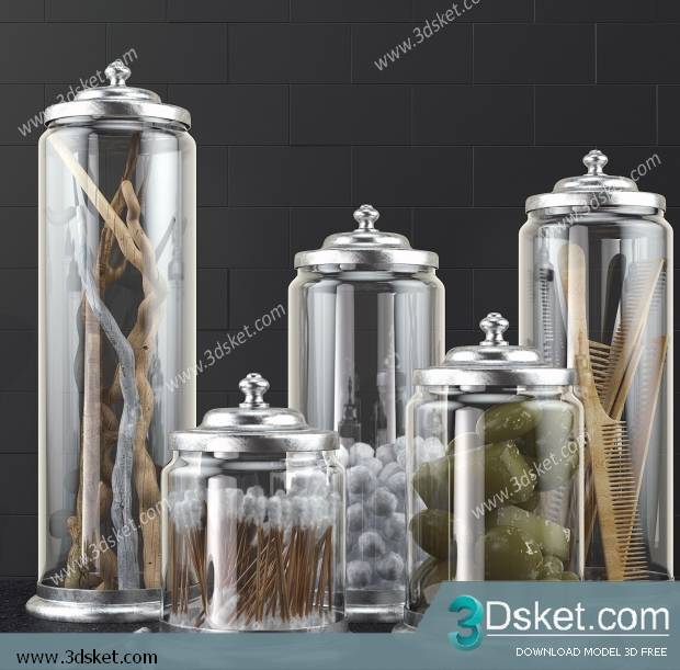 Free Download 3D Models Tableware Kitchen 0237