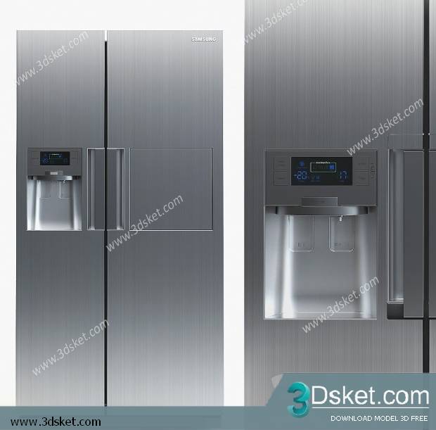 Free Download Kitchen Appliance 3D Model 0166