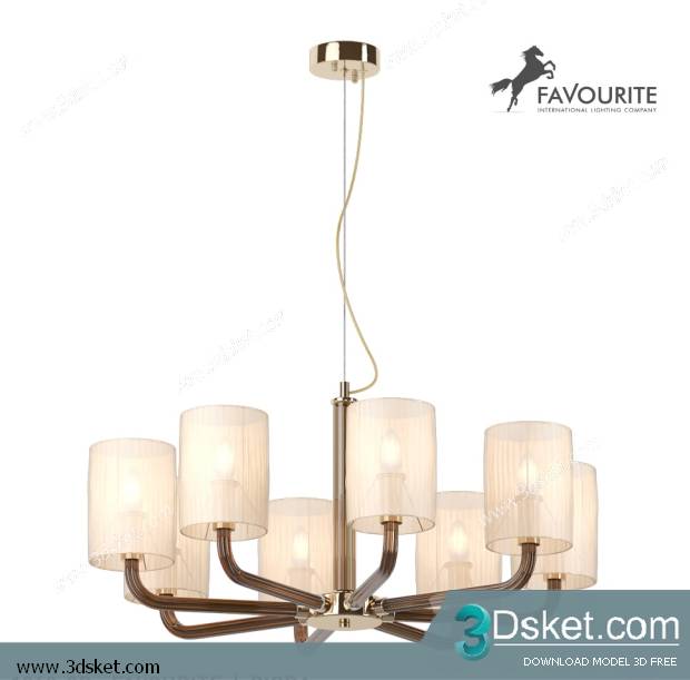 Free Download Ceiling Light 3D Model 0448