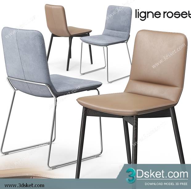 3D Model Arm Chair Free Download 435