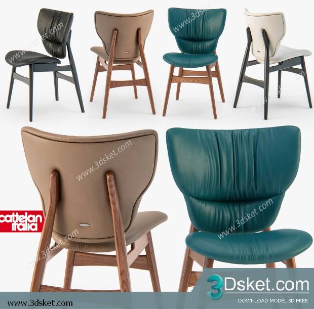 3D Model Arm Chair Free Download 442