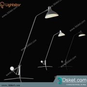 Free Download Floor Lamp 3D Model 065