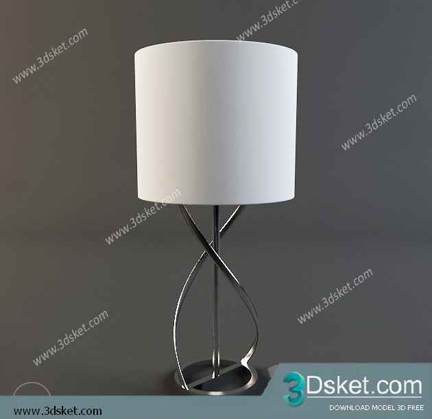 Free Download Table Lamp 3D Model 079