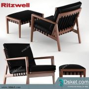 3D Model Arm Chair Free Download 447