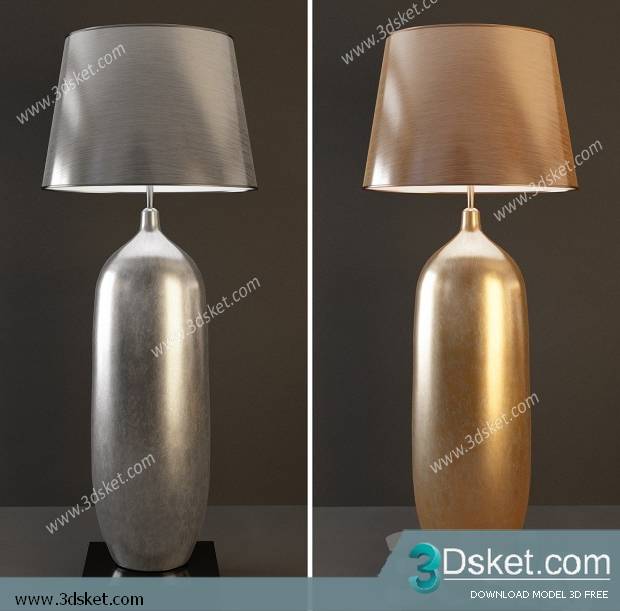 Free Download Floor Lamp 3D Model 067