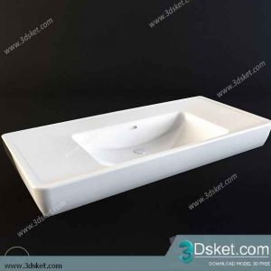 Free Download Wash Basin 3D Model 069