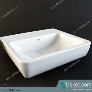 Free Download Wash Basin 3D Model 070