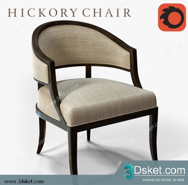 3D Model Arm Chair Free Download 452