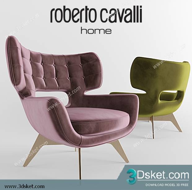 3D Model Arm Chair Free Download 454