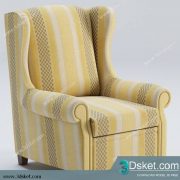 3D Model Arm Chair Free Download 459