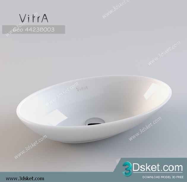 Free Download Wash Basin 3D Model 091