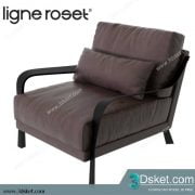 3D Model Arm Chair Free Download 089