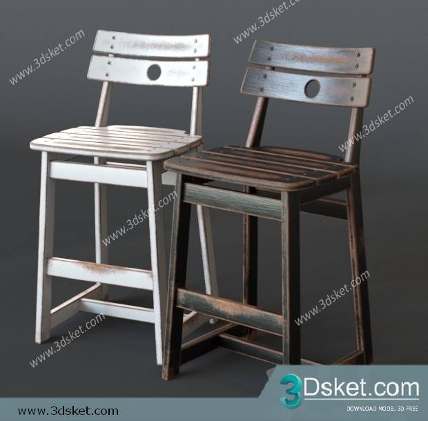 3D Model Chair Free Download 0340