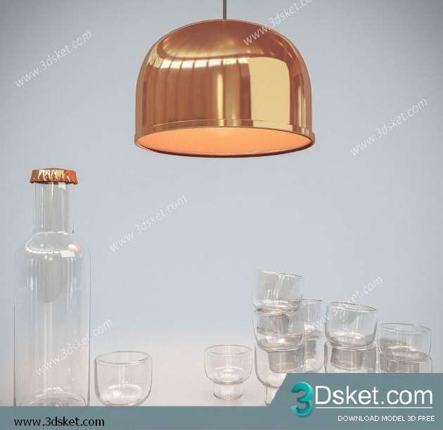 Free Download Decorative set 3D Model 093