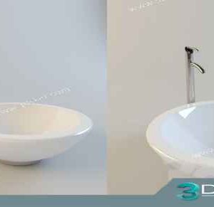 Free Download Wash Basin 3D Model 072