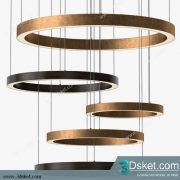 Free Download Ceiling Light 3D Model 0458