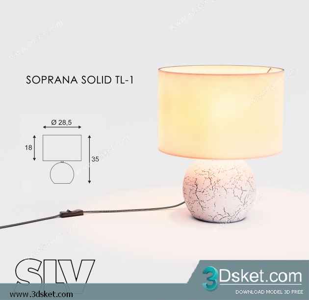 Free Download Table Lamp 3D Model 0141