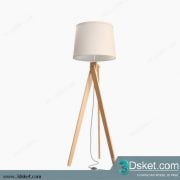 Free Download Floor Lamp 3D Model Đèn Sàn 015