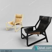 3D Model Arm Chair Free Download 095