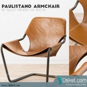 3D Model Arm Chair Free Download 470