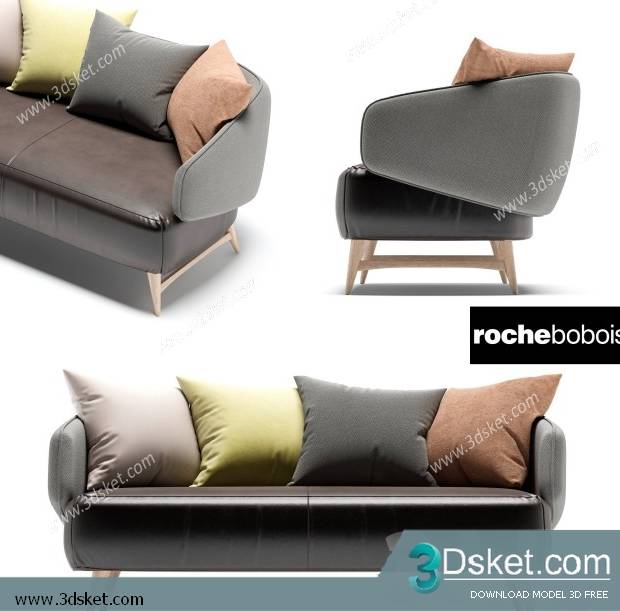 3D Model Arm Chair Free Download 471