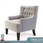 3D Model Arm Chair Free Download 473