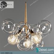 Free Download Ceiling Light 3D Model 0460