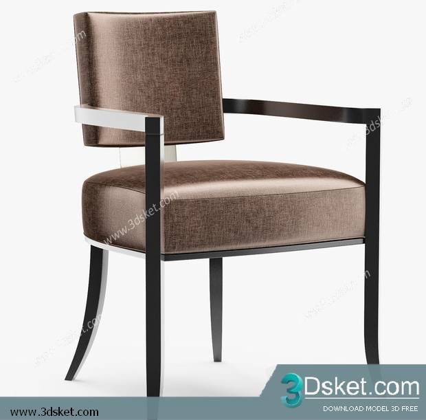 3D Model Arm Chair Free Download 477