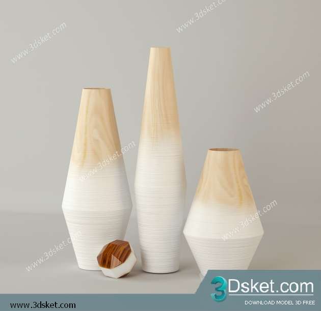 Free Download Vase 3D Model 051