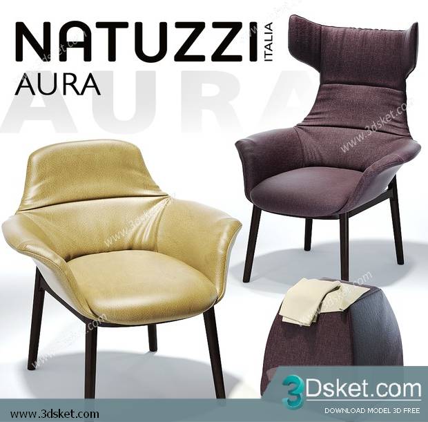 3D Model Arm Chair Free Download 479