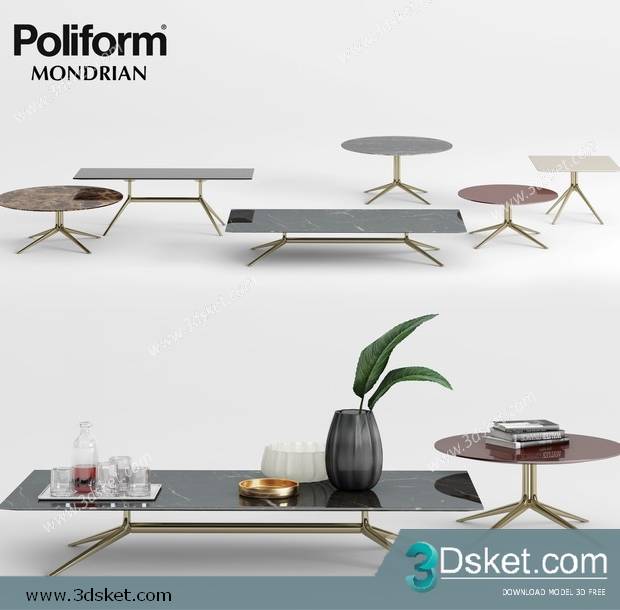 3D Model Table Free Download 0235