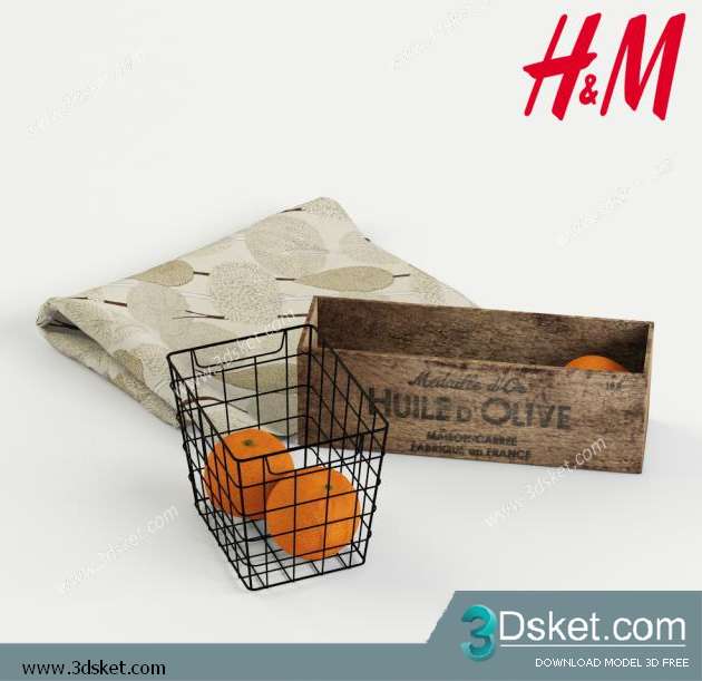 Free Download Decorative set 3D Model 097