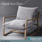 3D Model Arm Chair Free Download 487