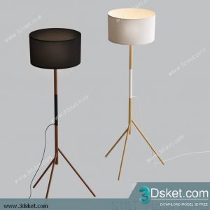Free Download Floor Lamp 3D Model 070