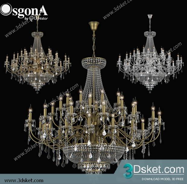 Free Download Ceiling Light 3D Model 0473