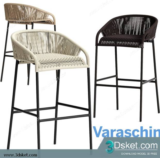 3D Model Arm Chair Free Download 493