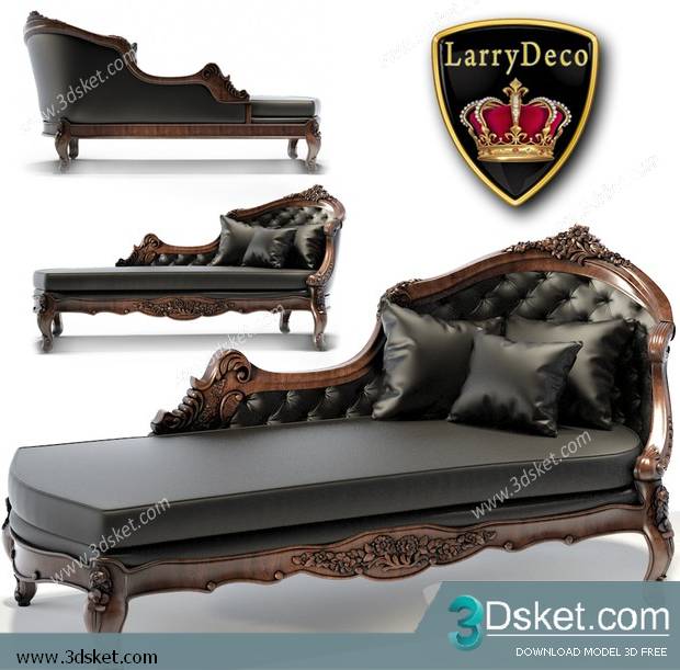 3D Model Arm Chair Free Download 494