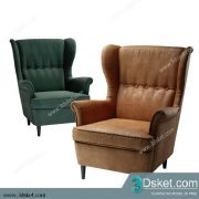 3D Model Arm Chair Free Download 496