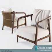 3D Model Arm Chair Free Download 498