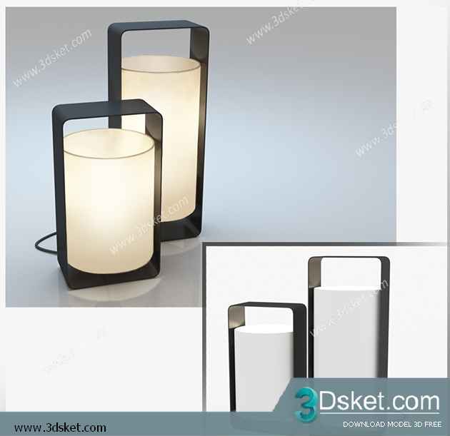 Free Download Table Lamp 3D Model 0143