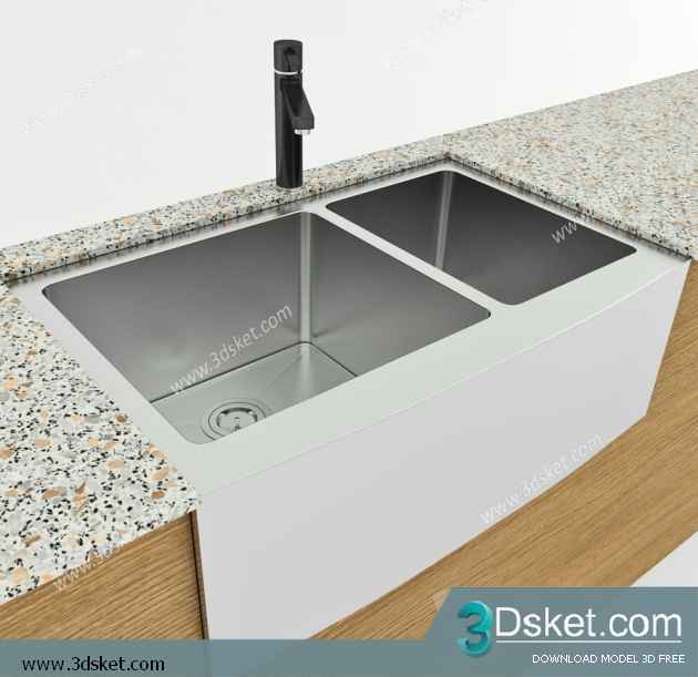 Free Download Kitchen Accessories 3D Model 0129