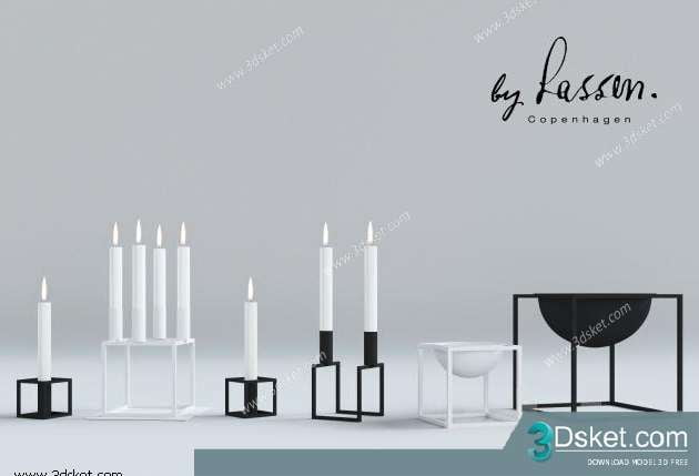 Free Download Decorative set 3D Model 0102