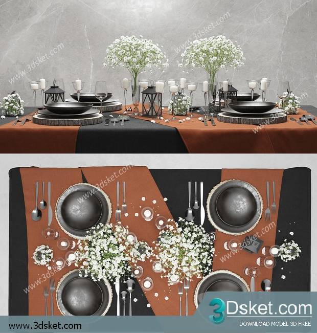 Free Download 3D Models Tableware Kitchen 0243