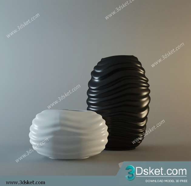 Free Download Vase 3D Model 056