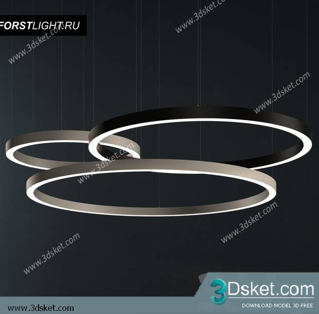 Free Download Ceiling Light 3D Model 0480