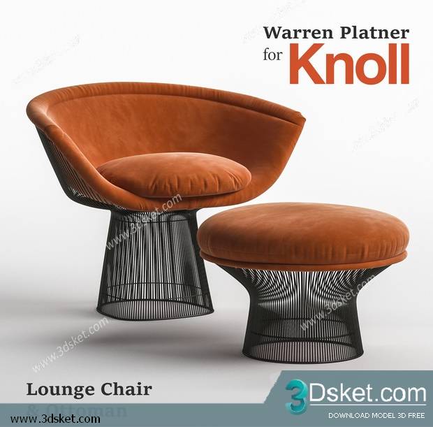 3D Model Arm Chair Free Download 504